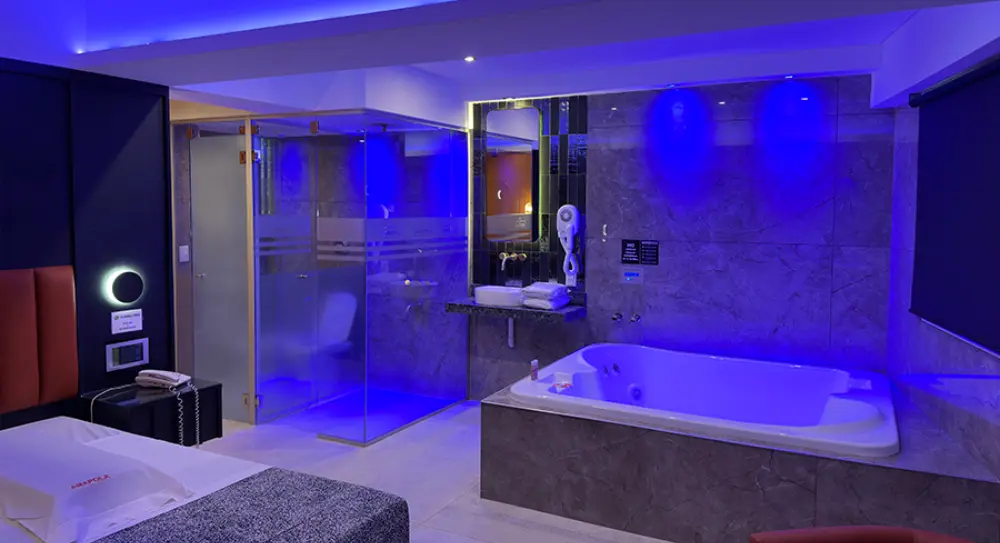 Decoración romántica en este hotel por horas