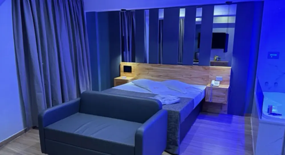 Zona de descanso en el telo Hotel Amapola