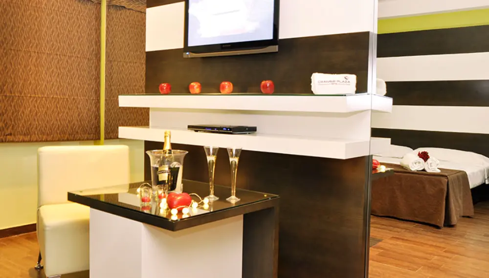 Habitación Junior con decoración moderna en Belgrano