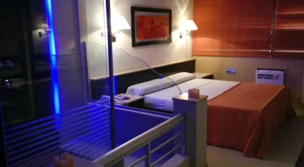 Decoración romántica en este hotel por horas
