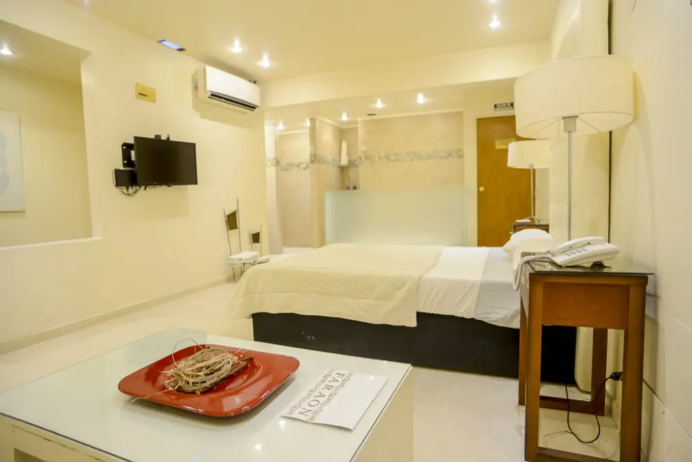 Habitación elegante con TV y minibar en Liniers