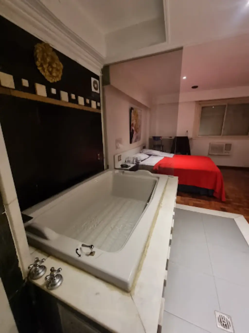 Habitación íntima con ducha tipo lluvia en Belgrano