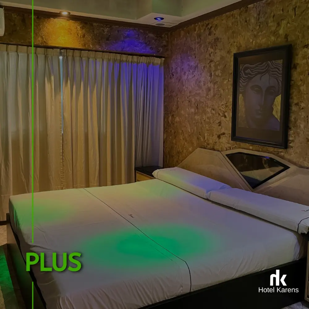 Habitación Hidro con ambiente romántico en Flores