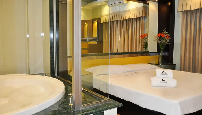 Suite Imperial con ambientación romántica en Belgrano