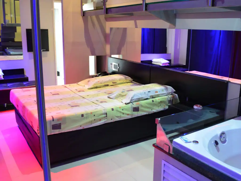 Habitación especial para parejas en telo Zeta Villa Urquiza